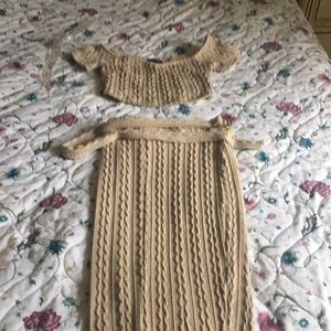 Knit matching set by Fashion nova